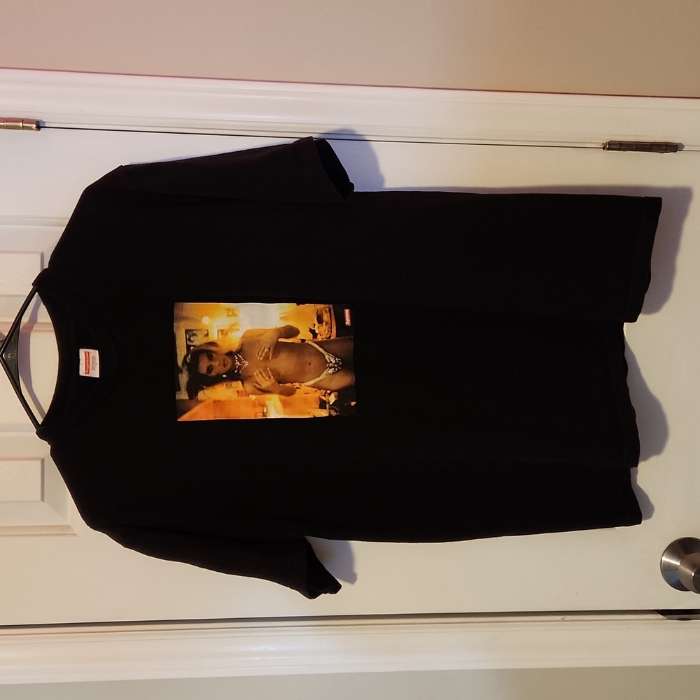 Supreme Nan Goldin Kim in Rhinestone t-shirt